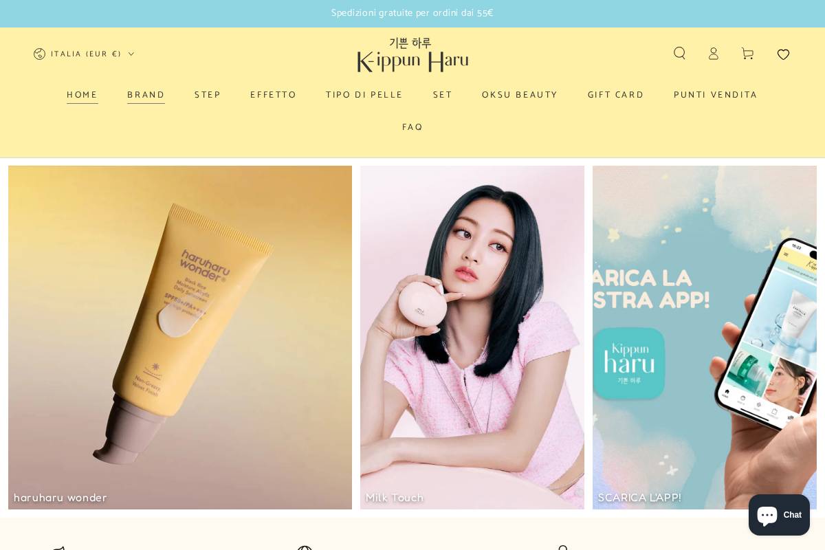 Kippun Haru homepage screenshot