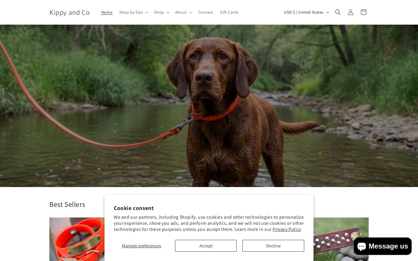 kippyandco.com homepage screenshot
