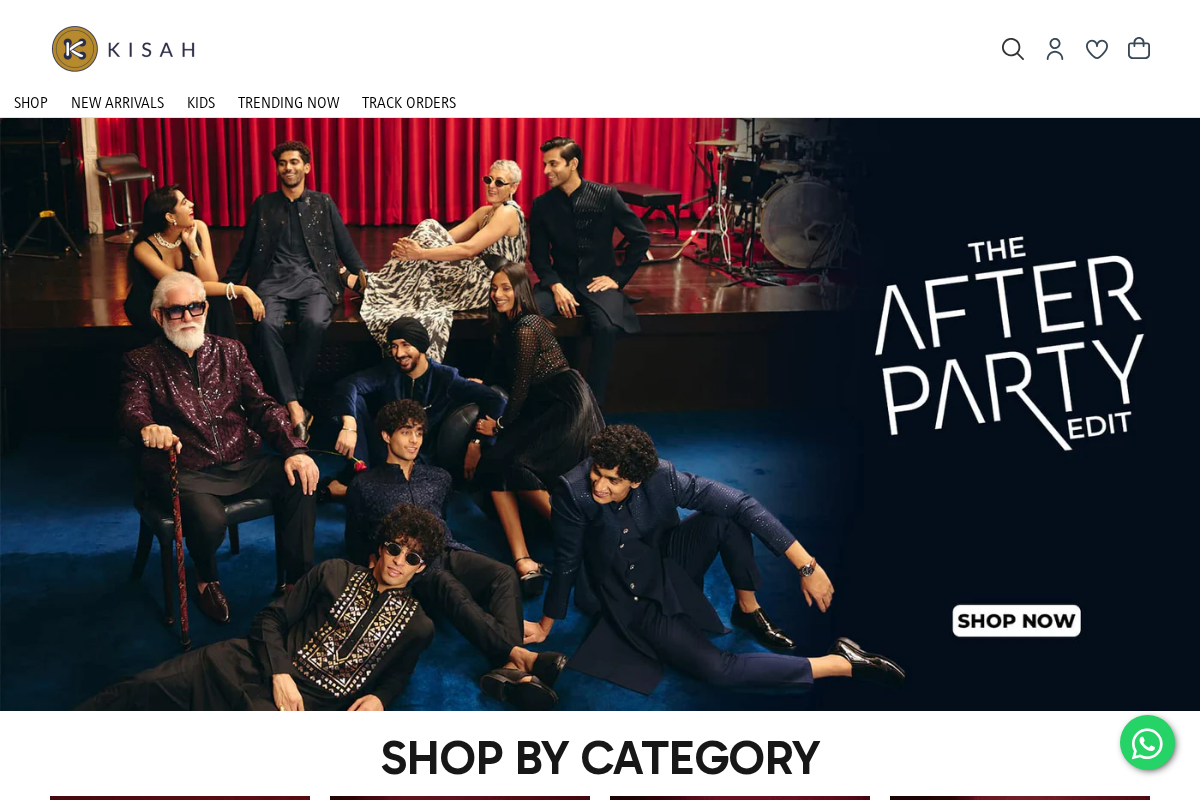 Kisah homepage screenshot