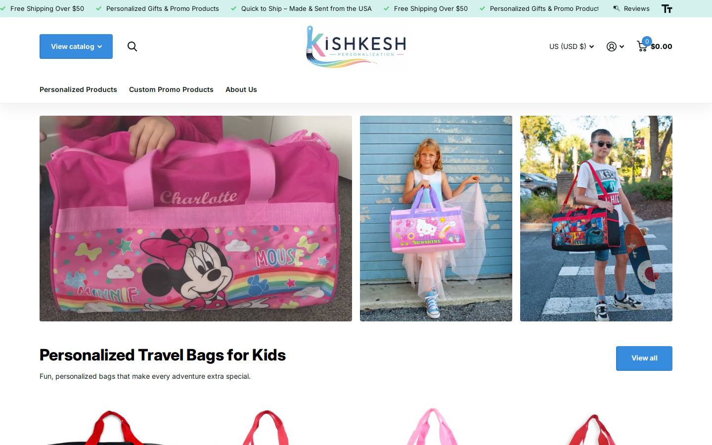 kishkesh.com homepage screenshot