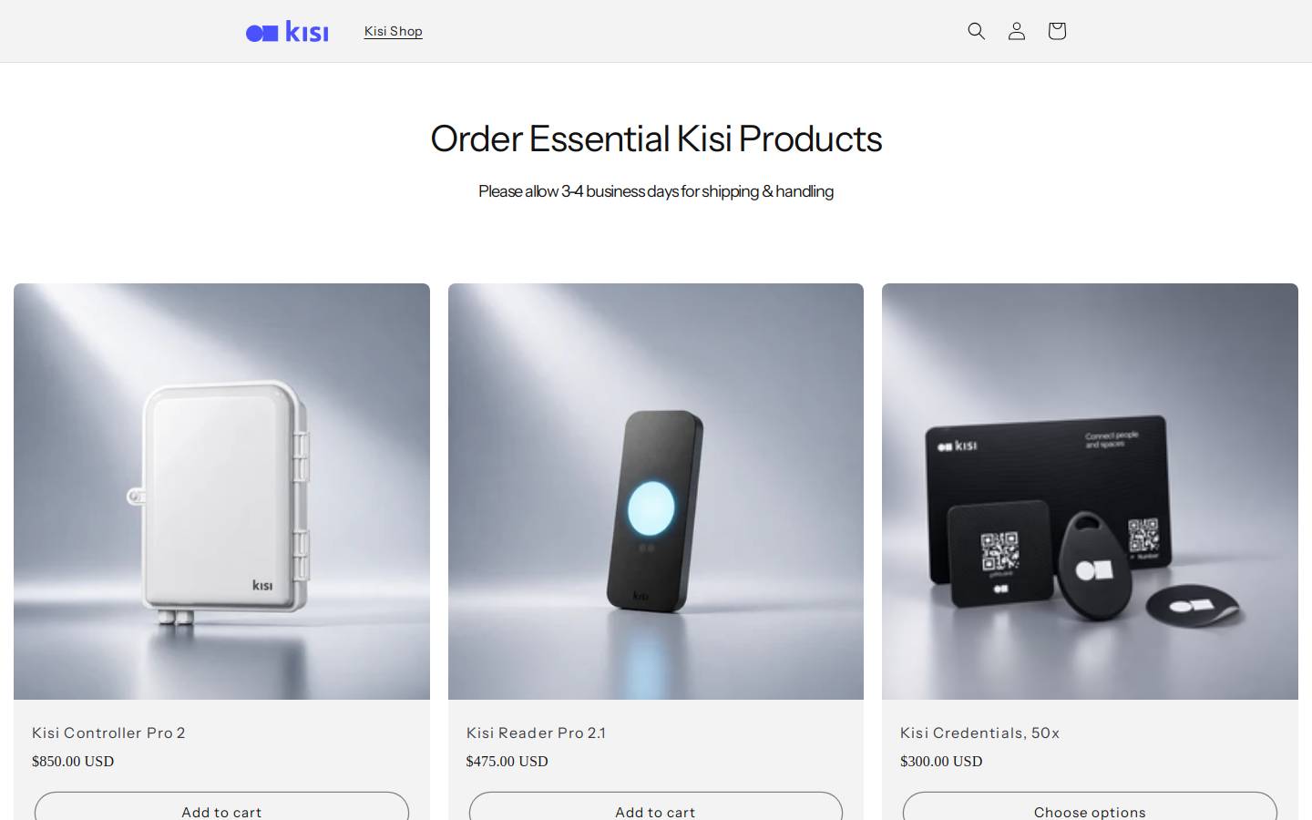 kisiconnect.com homepage screenshot