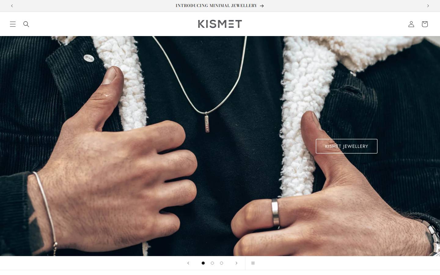 Kismet London homepage screenshot