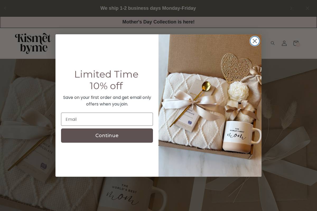 kismetbyme.com homepage screenshot