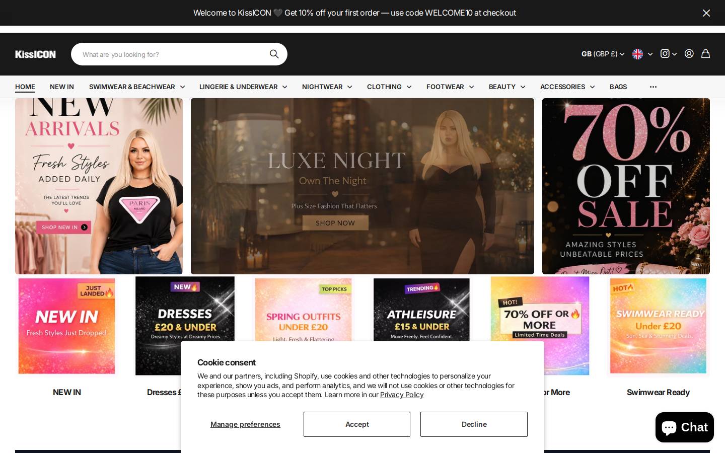 KissICON homepage screenshot