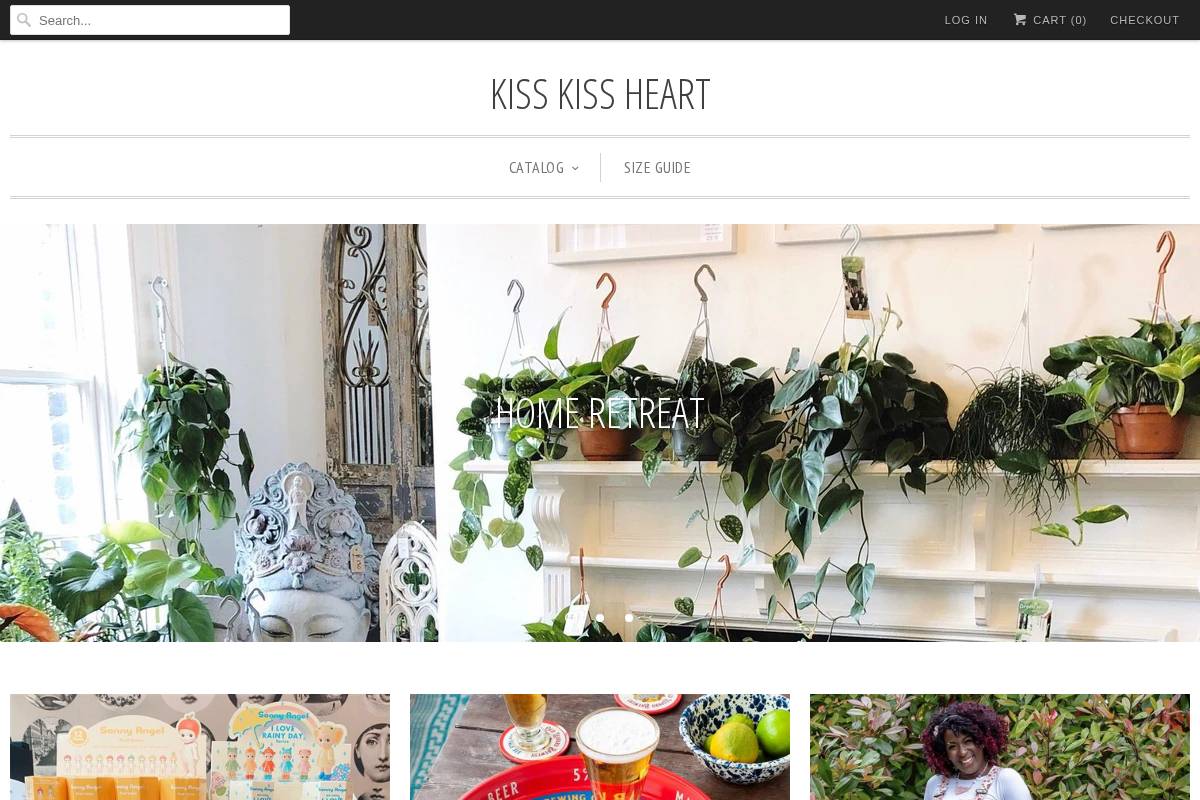 kisskissheart.co.uk homepage screenshot
