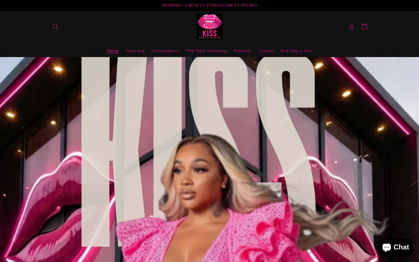 kissklinic.com homepage screenshot