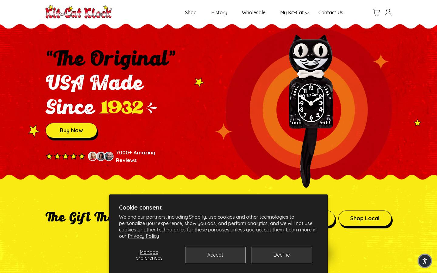 Kit Cat homepage screenshot