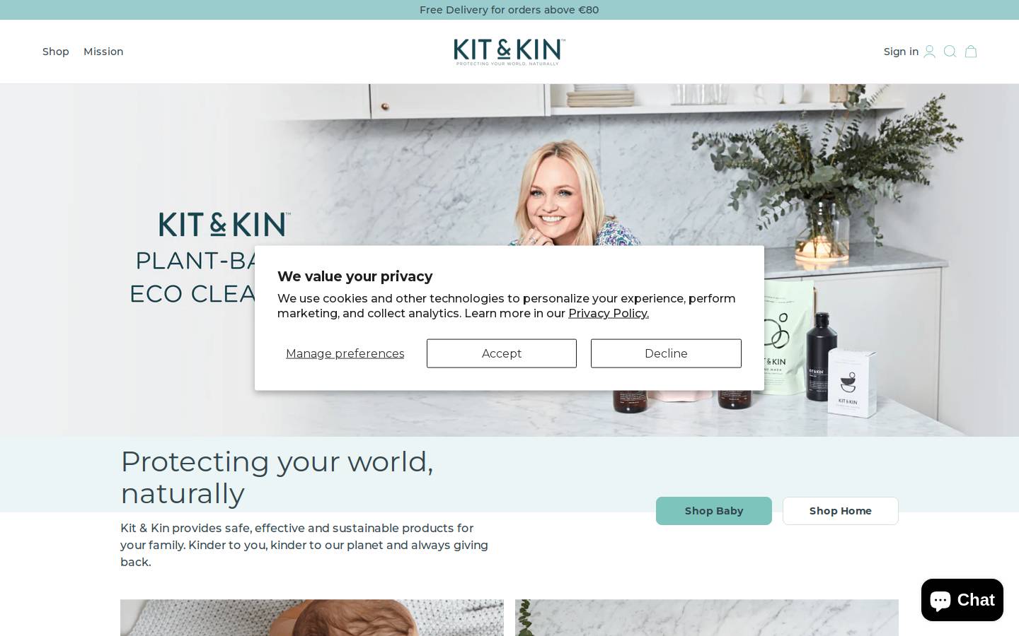kitandkincy.com homepage screenshot