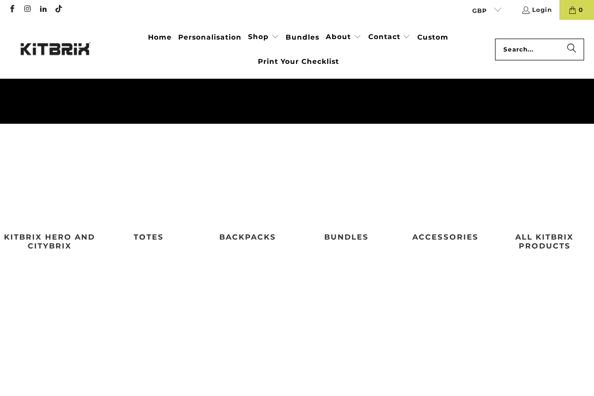 KITBRIX homepage screenshot