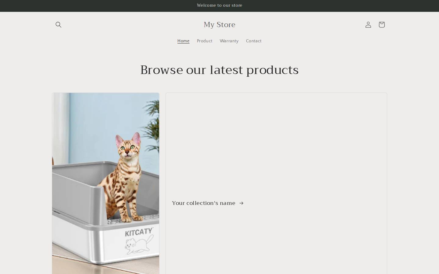kitcaty.com homepage screenshot