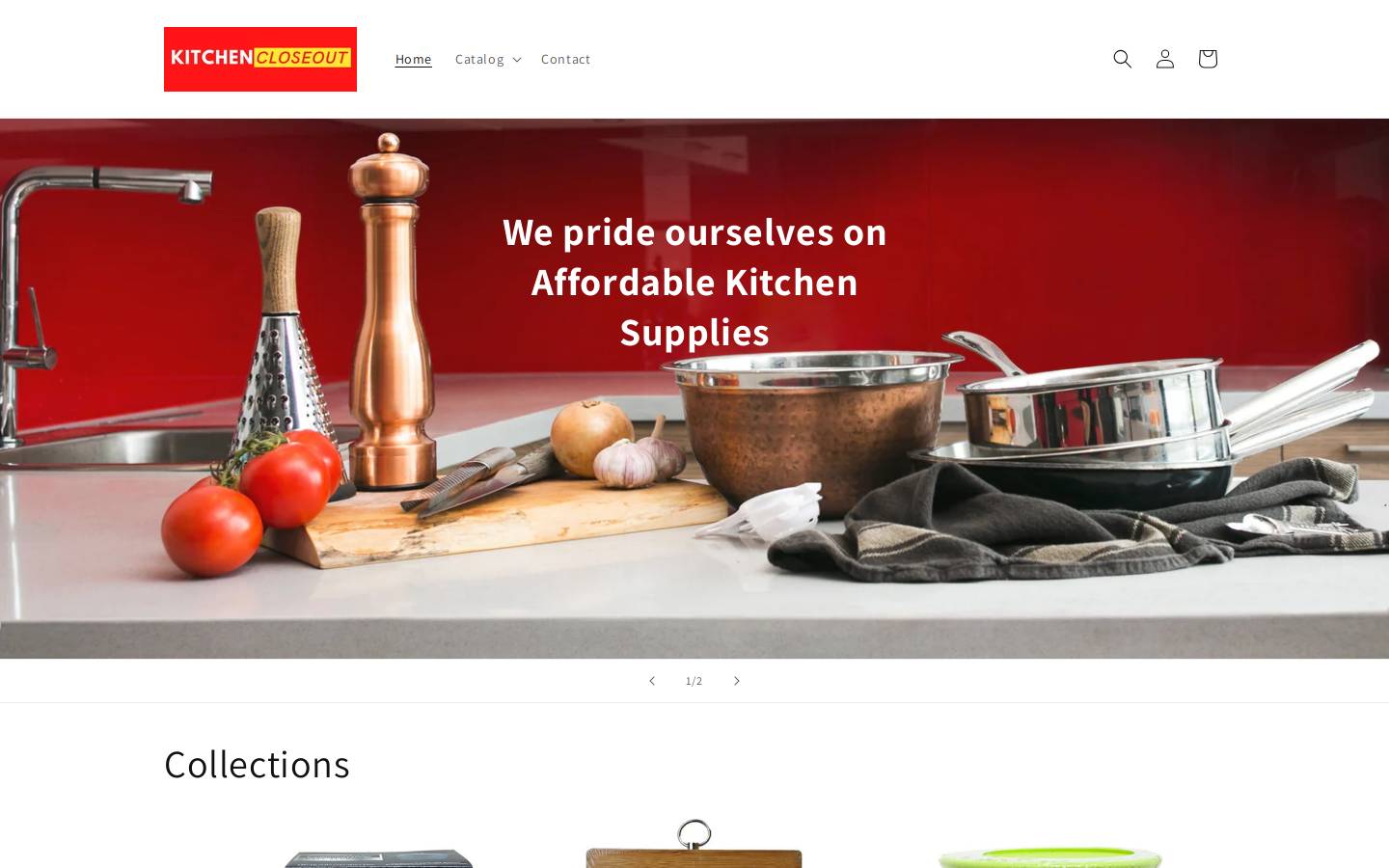 kitchen-closeout.com homepage screenshot