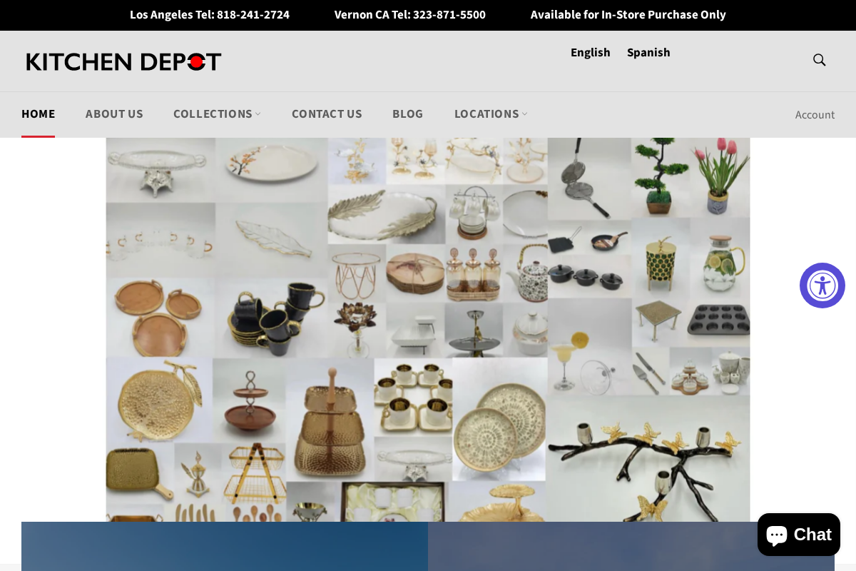 kitchendepot1.com homepage screenshot