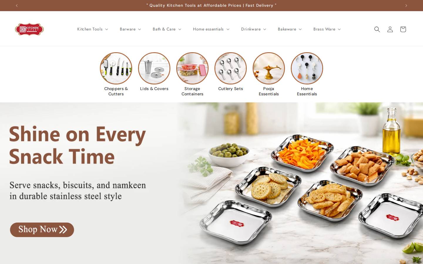 kitchenexpert.store homepage screenshot