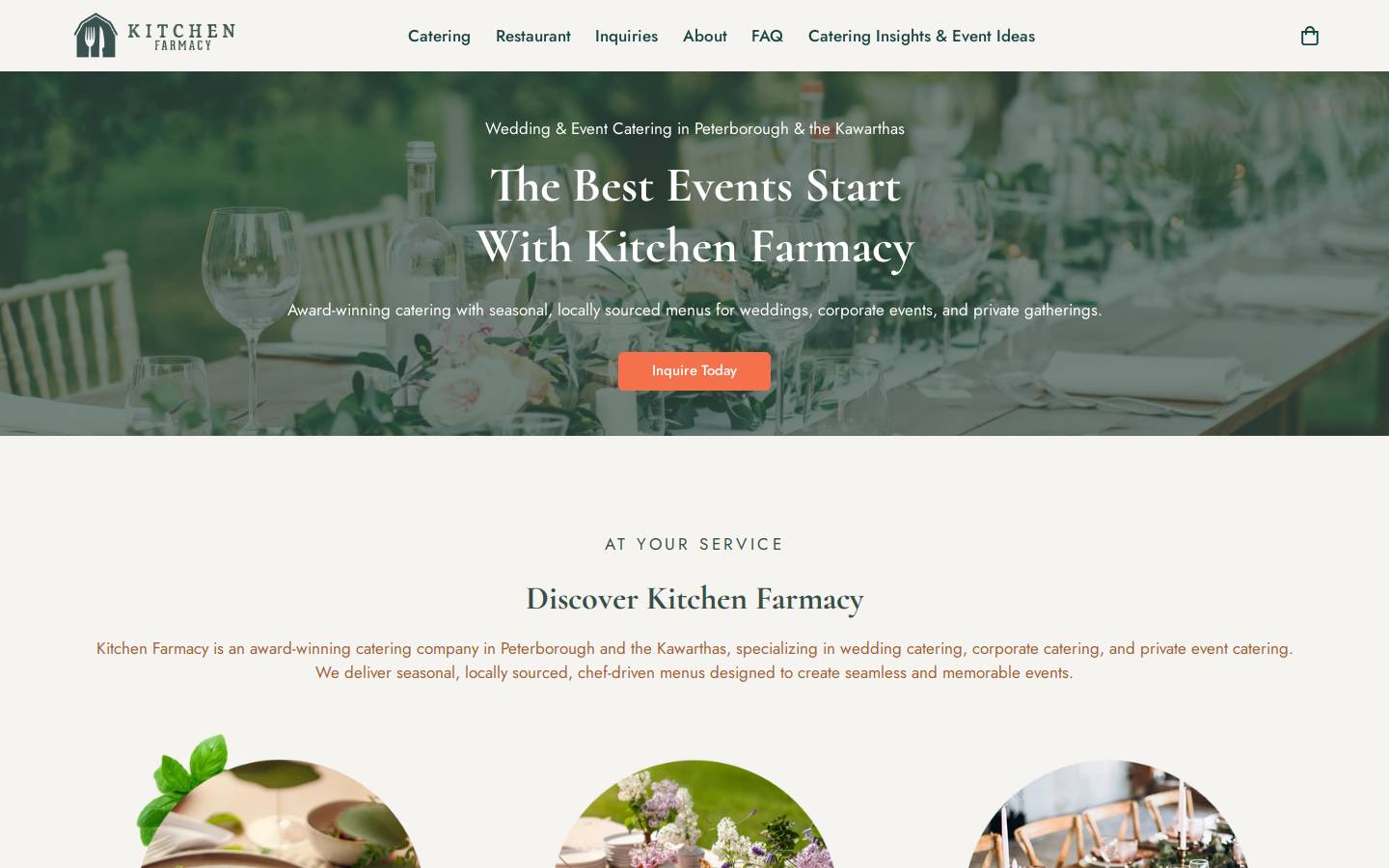 kitchenfarmacy.com homepage screenshot