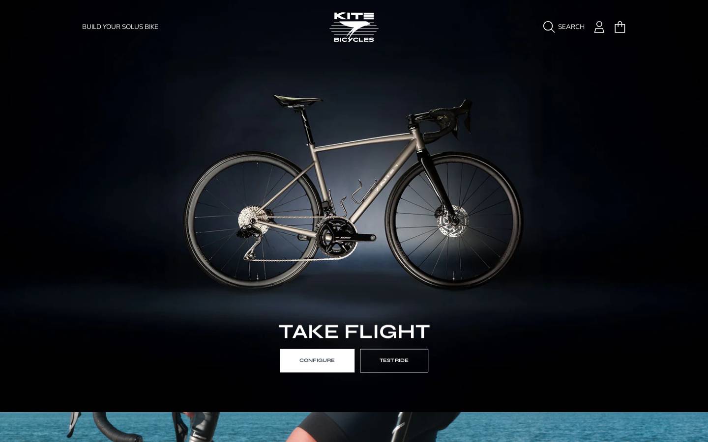 kitebicycles.us homepage screenshot