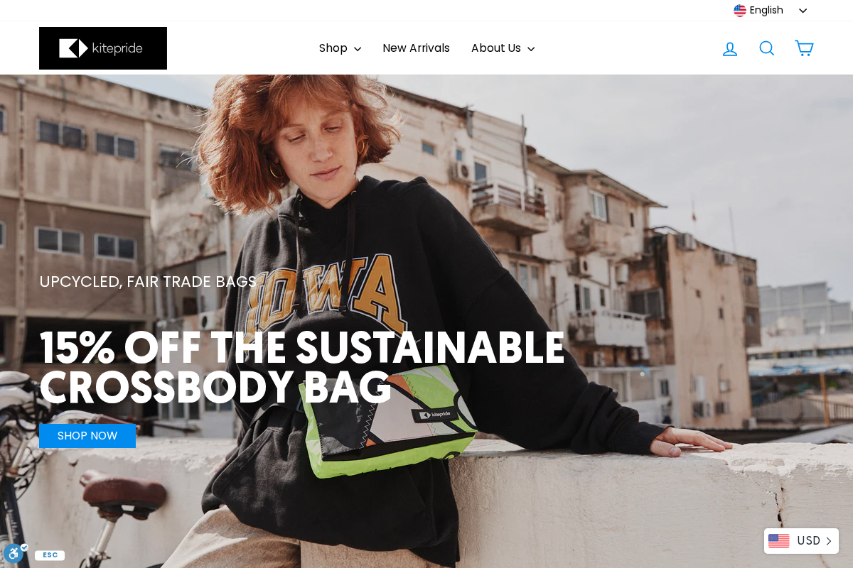 kitepride.com homepage screenshot