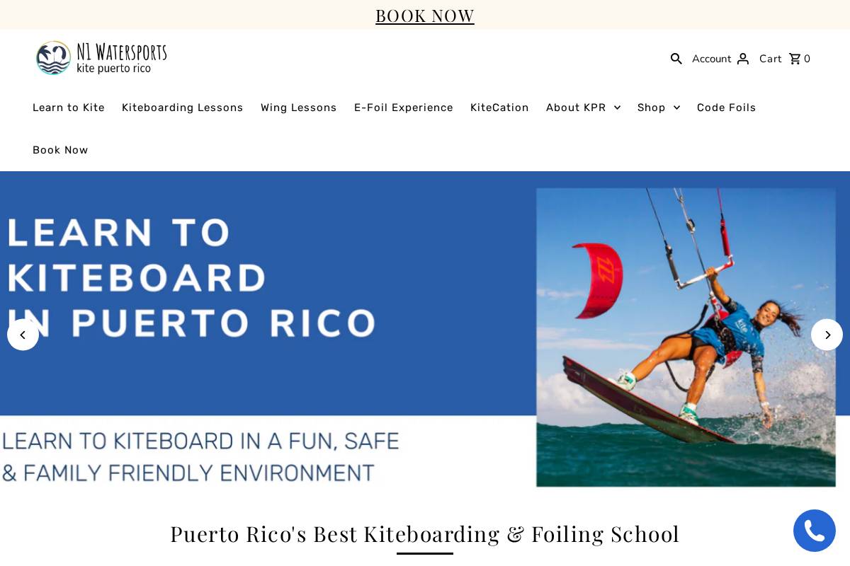 kitepuertorico homepage screenshot