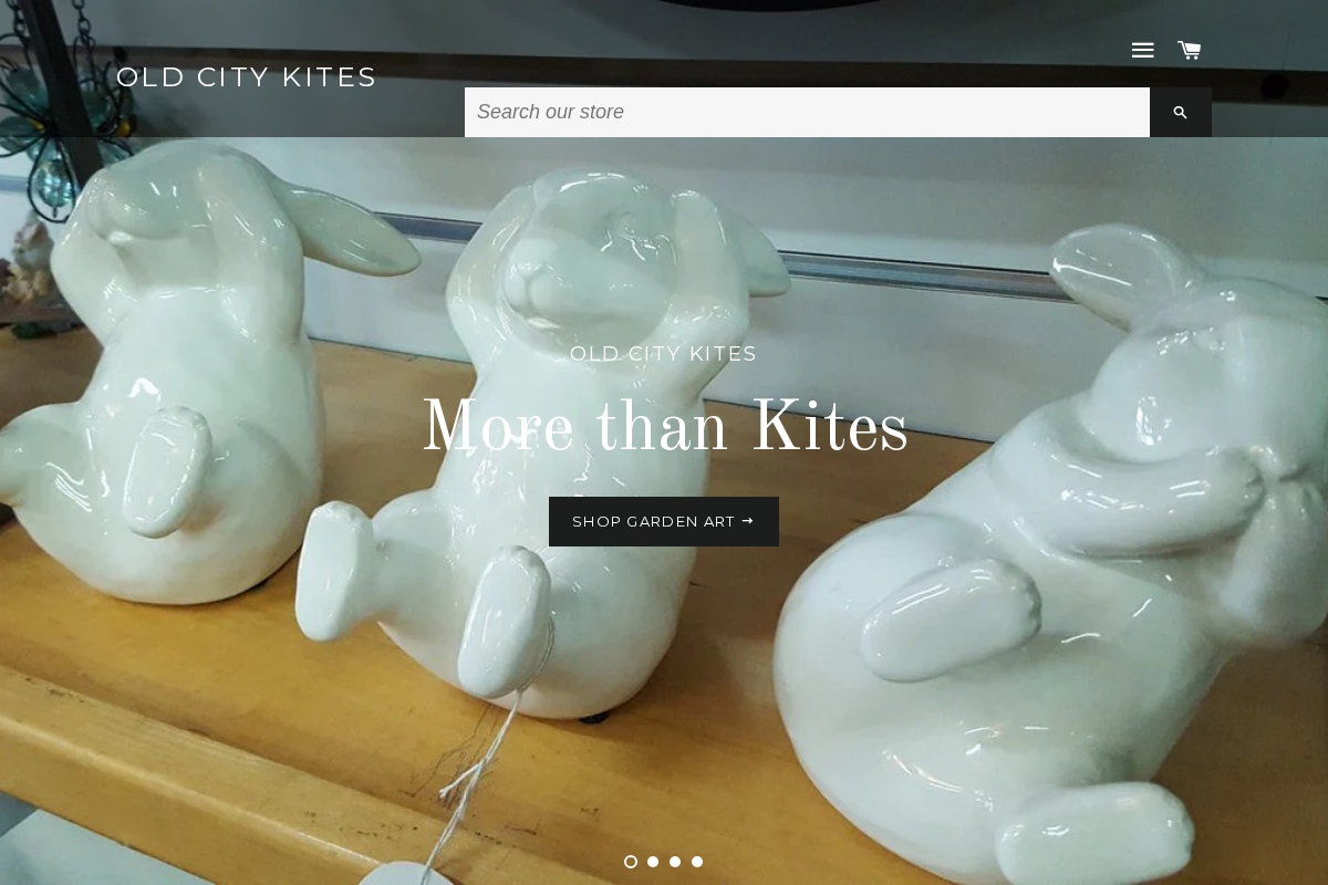 Old City Kites homepage screenshot