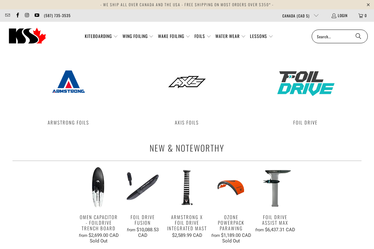 Kitesource homepage screenshot