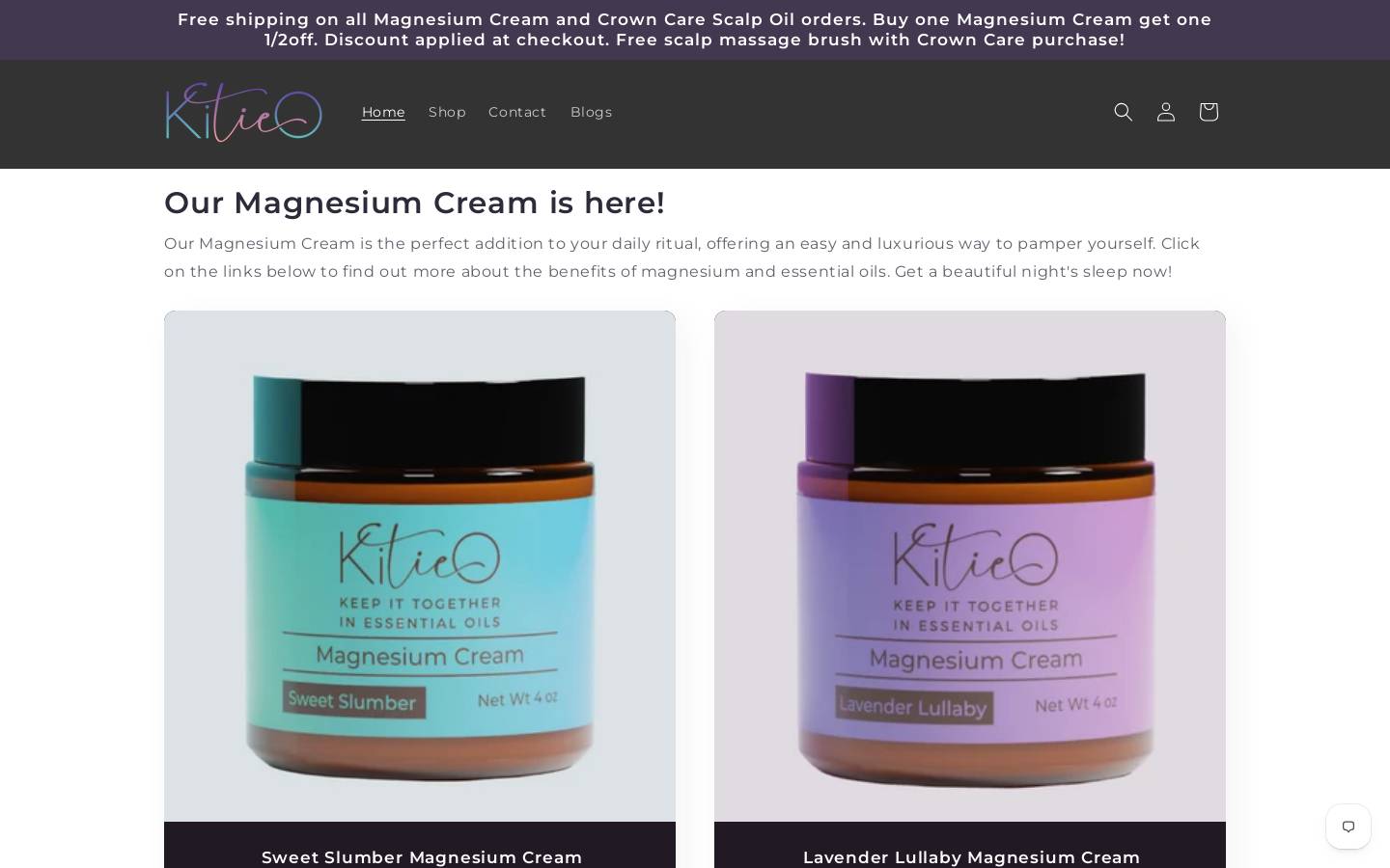 kitieo.com homepage screenshot