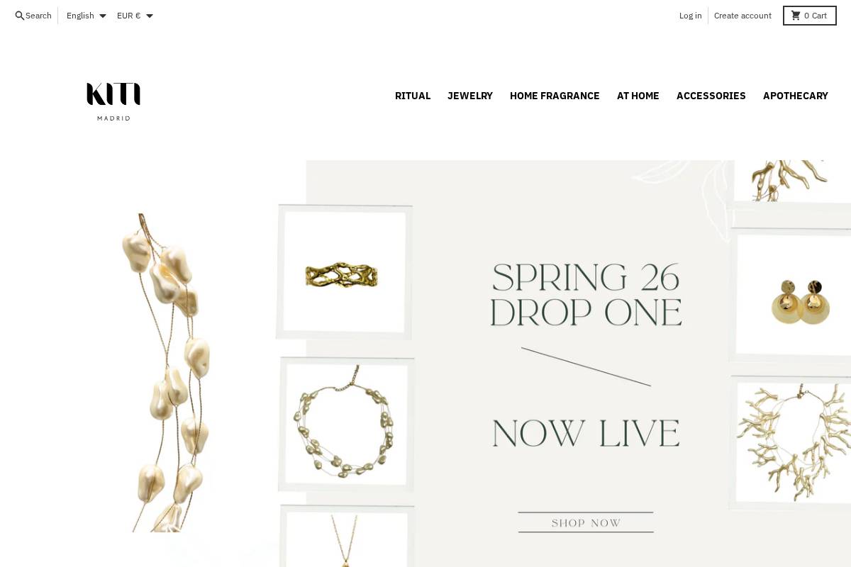 kitimadrid.com homepage screenshot