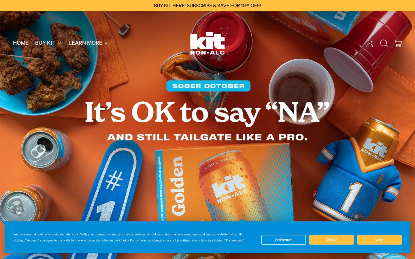 kitnabeer.net homepage screenshot
