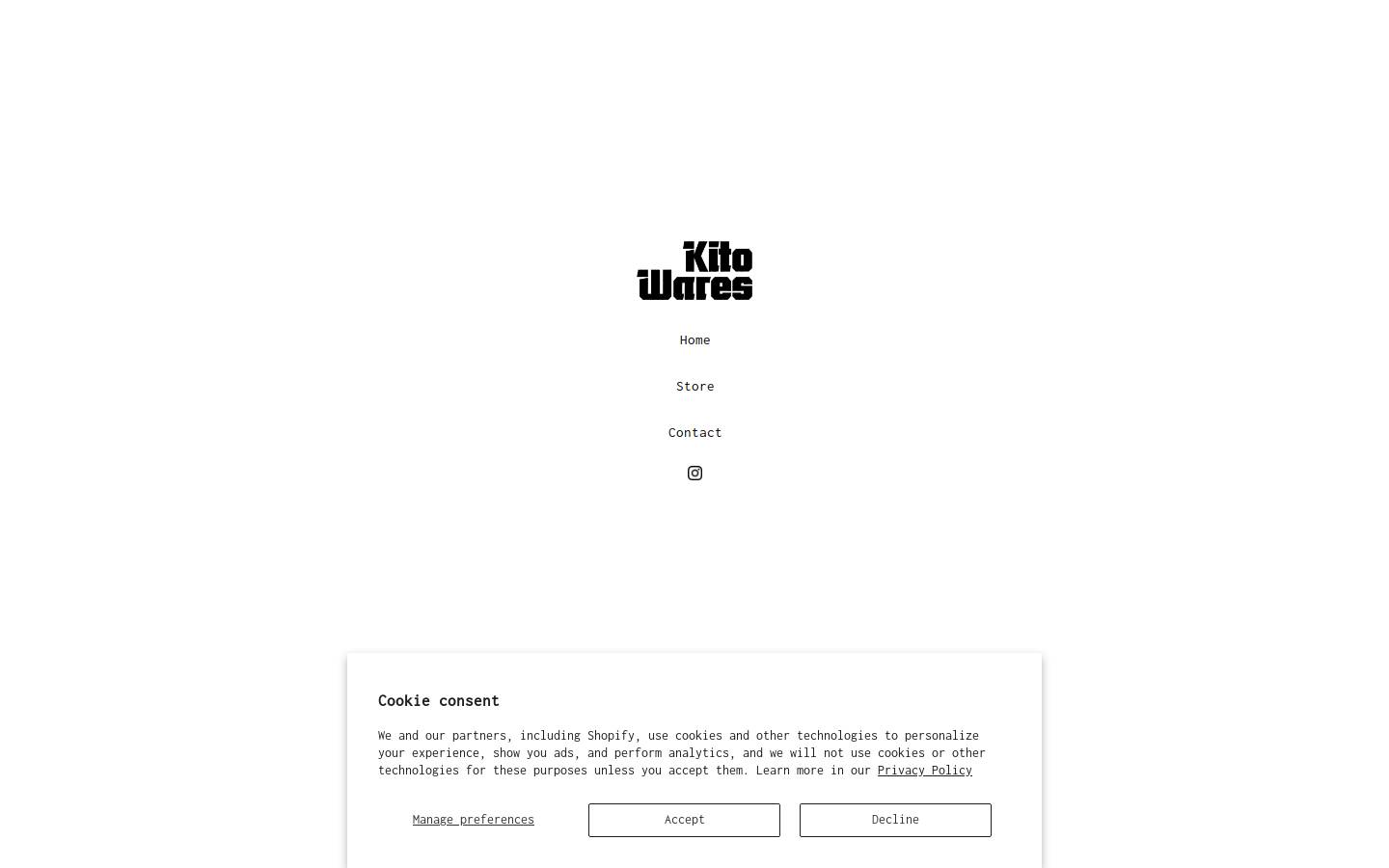 kitowares.online homepage screenshot