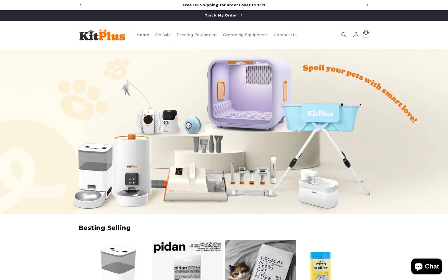 kitplusuk.com homepage screenshot