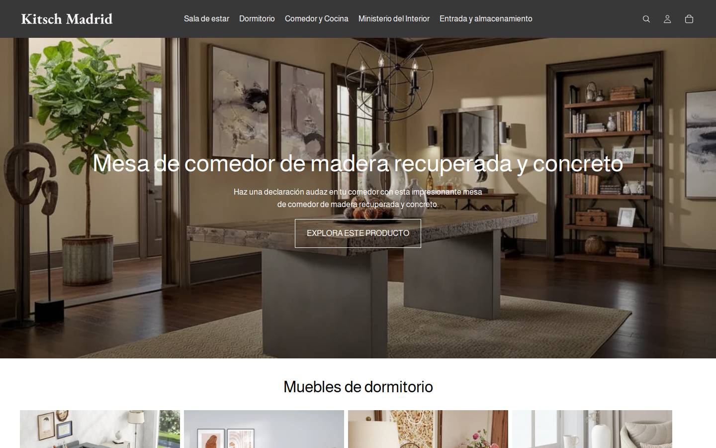 kitschmadrid.com homepage screenshot