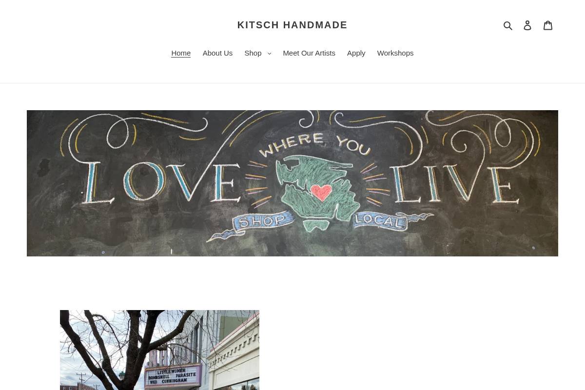 kitschva.com homepage screenshot