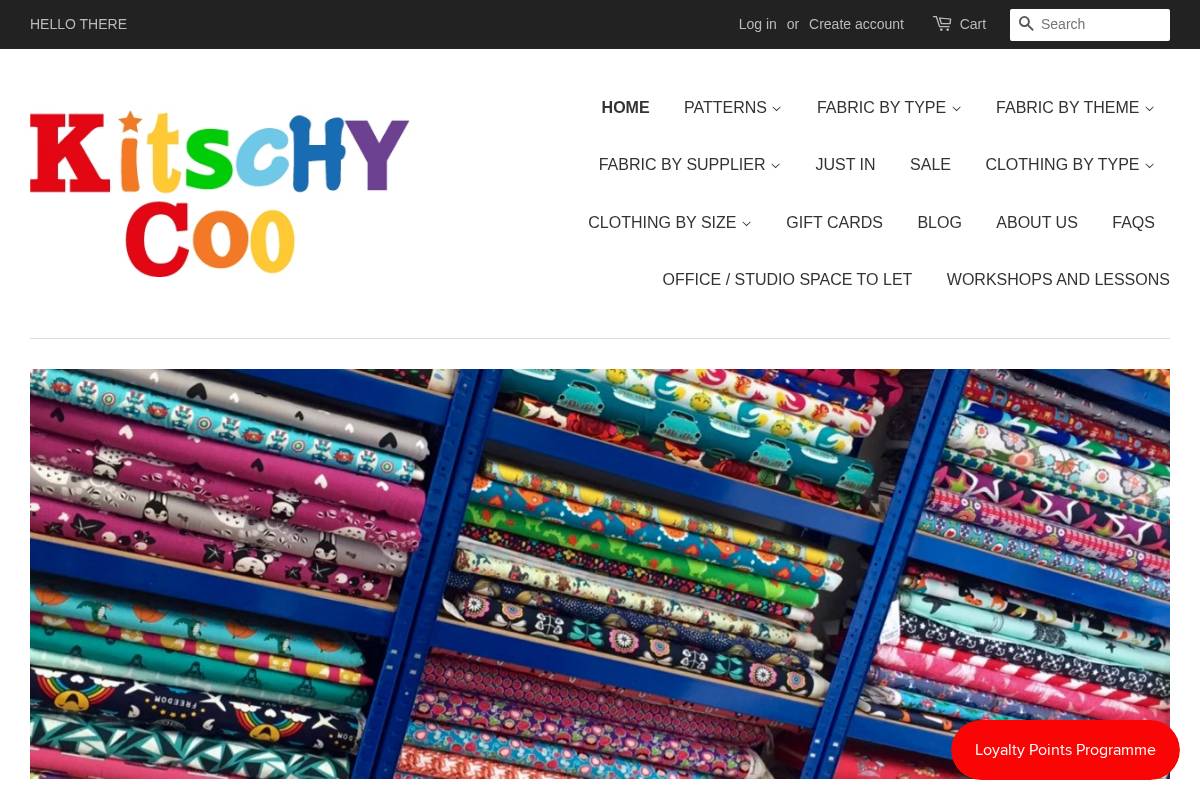 kitschy-coo.co.uk homepage screenshot