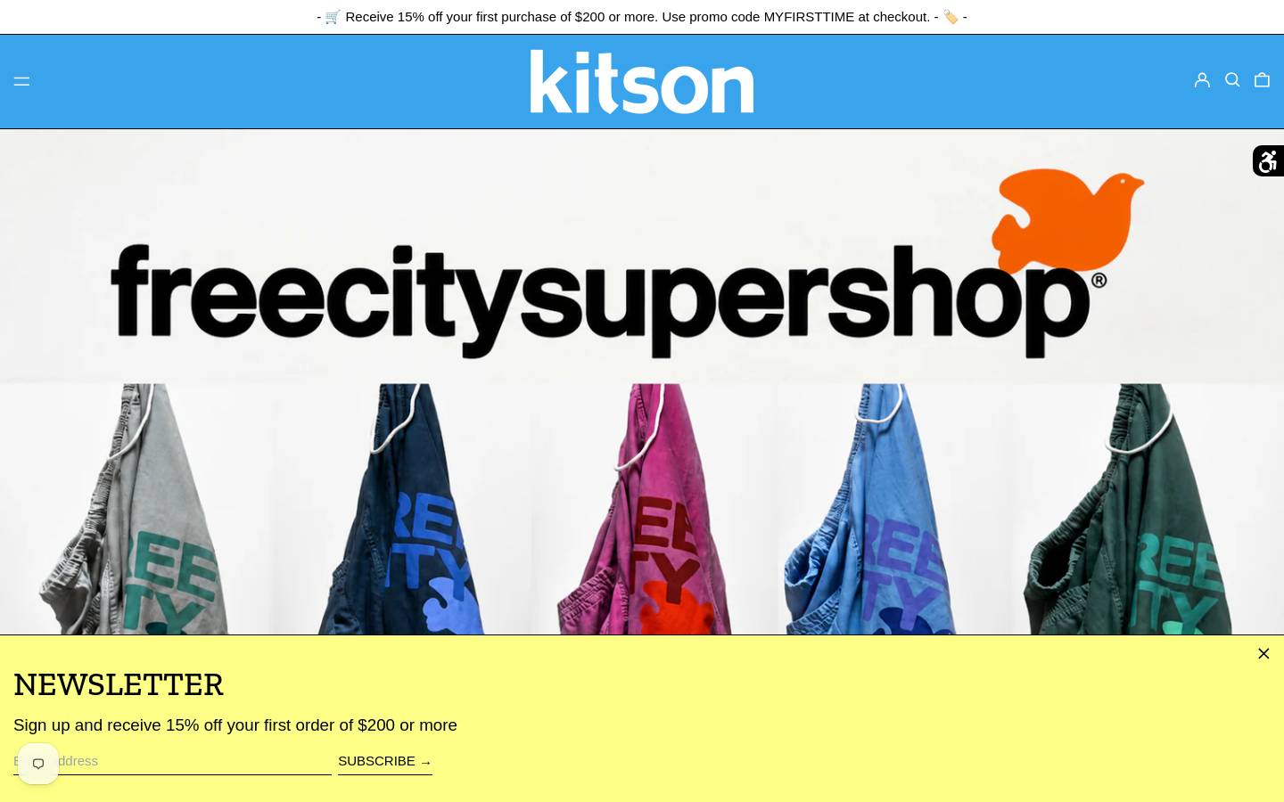 kitsonlosangeles.com homepage screenshot