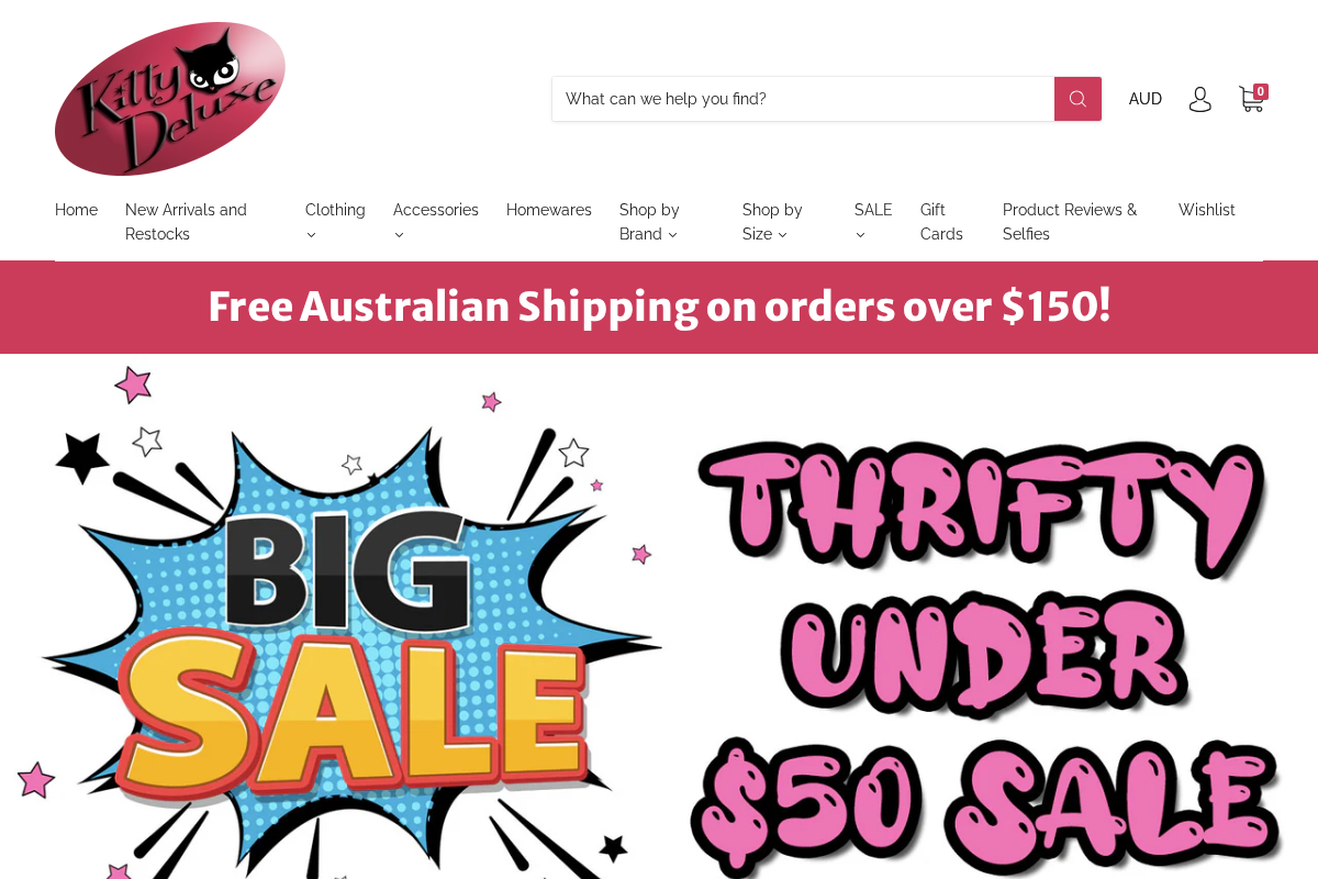 Kitty Deluxe homepage screenshot