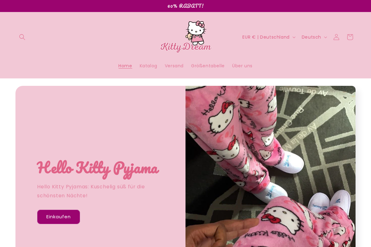 KittyDream homepage screenshot