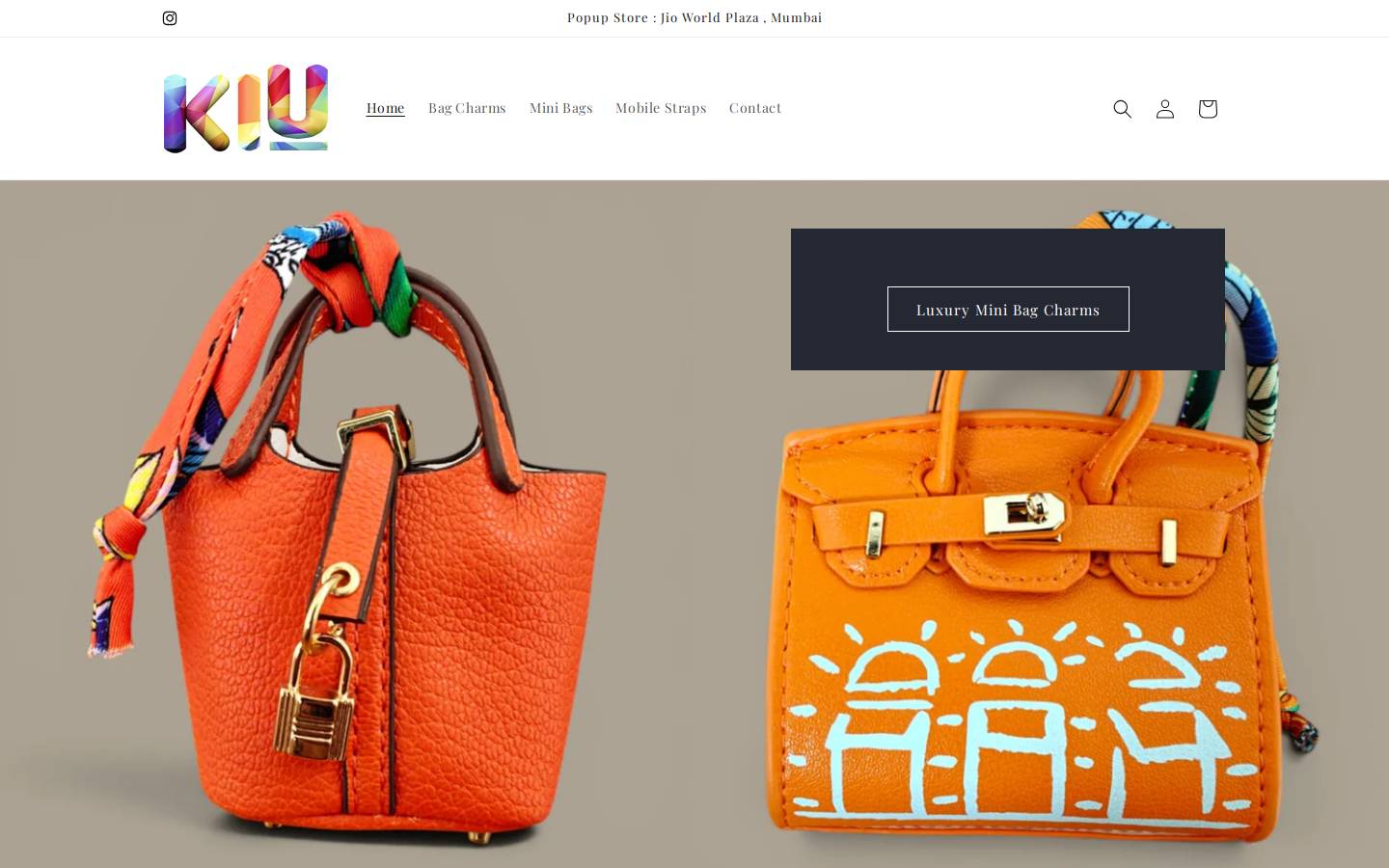 kiubrands.com homepage screenshot