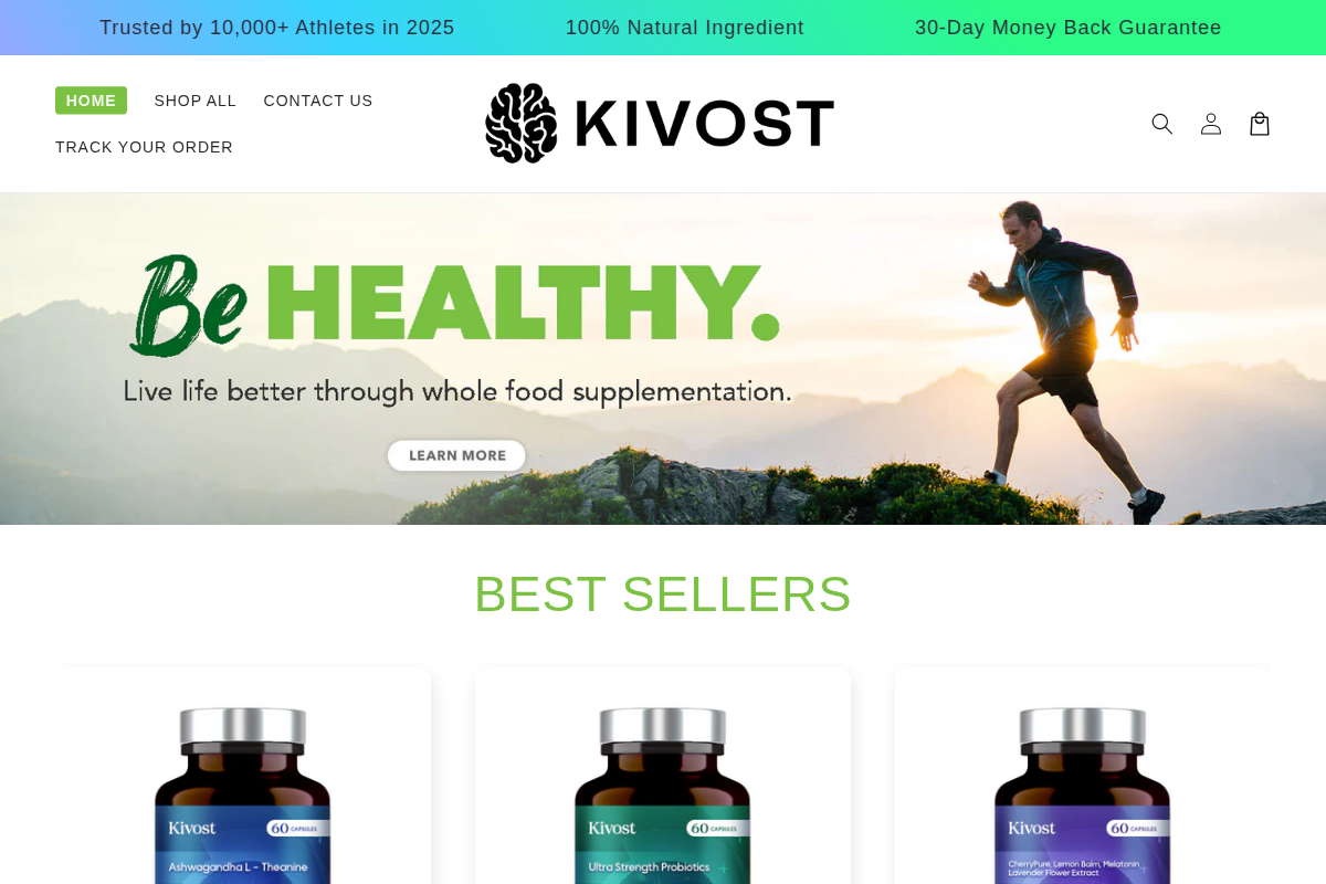 kivost.com homepage screenshot