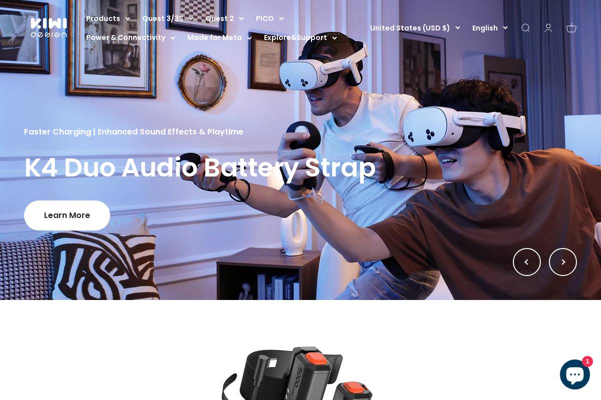 Kiwidesign homepage screenshot