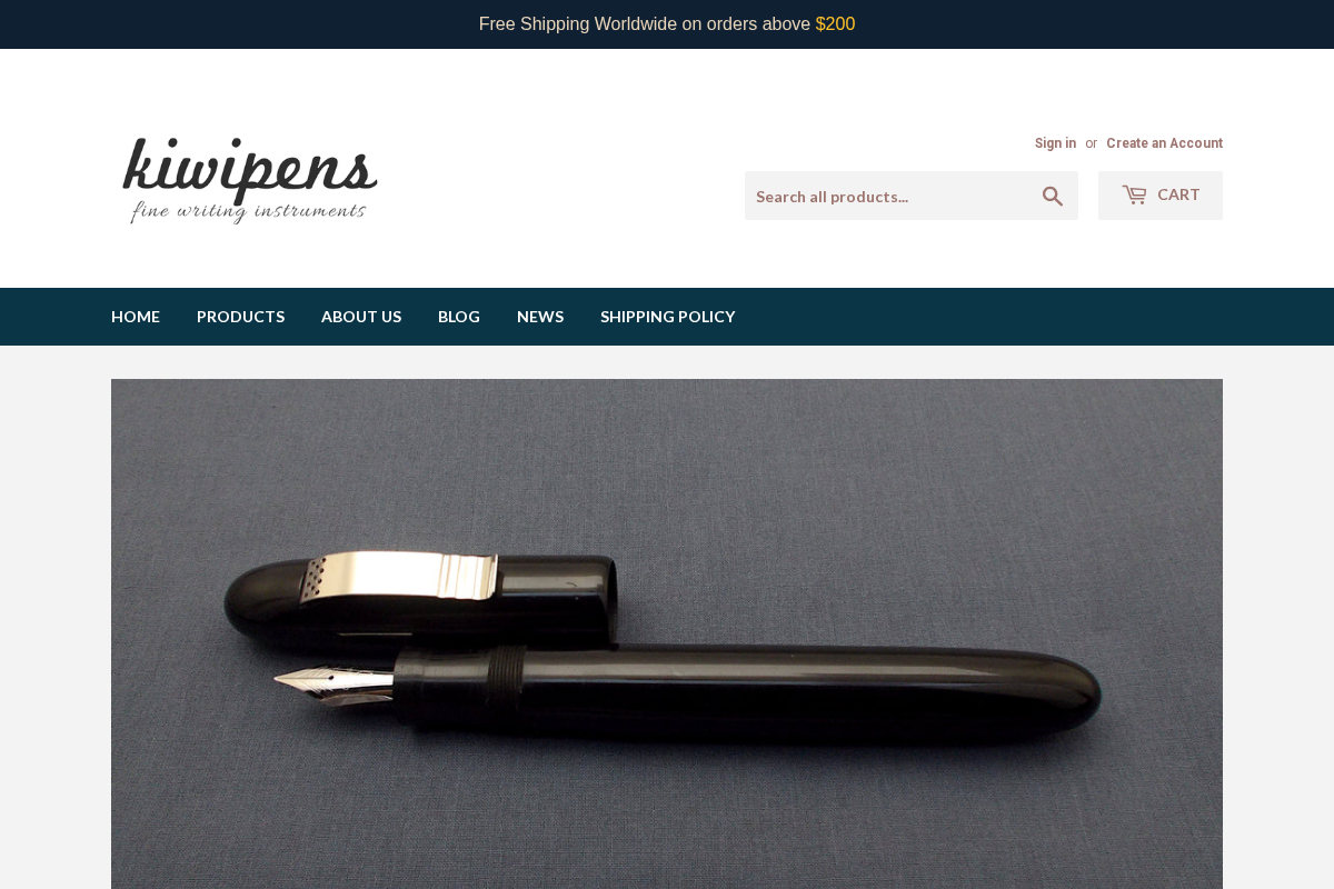 Kiwipens homepage screenshot