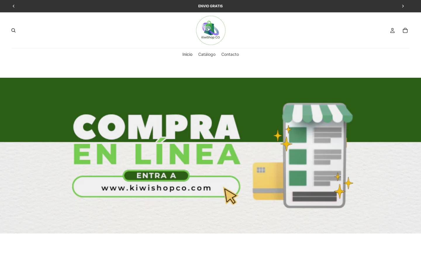 kiwishopco.com homepage screenshot
