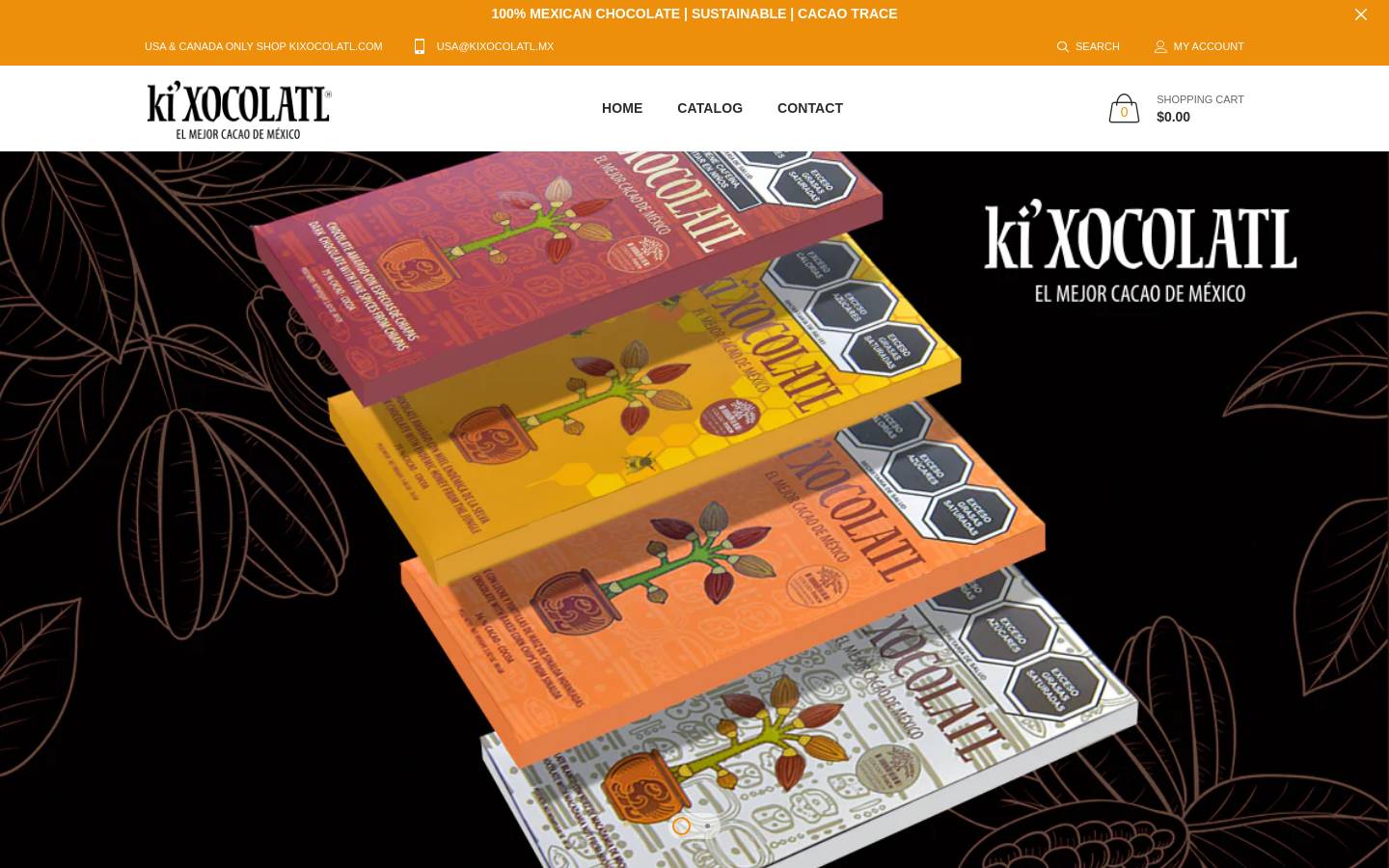 kixocolatl.com homepage screenshot