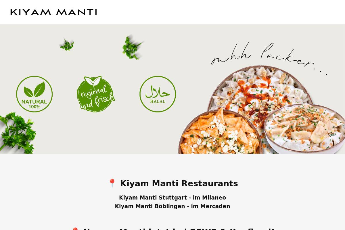 kiyammanti.de homepage screenshot
