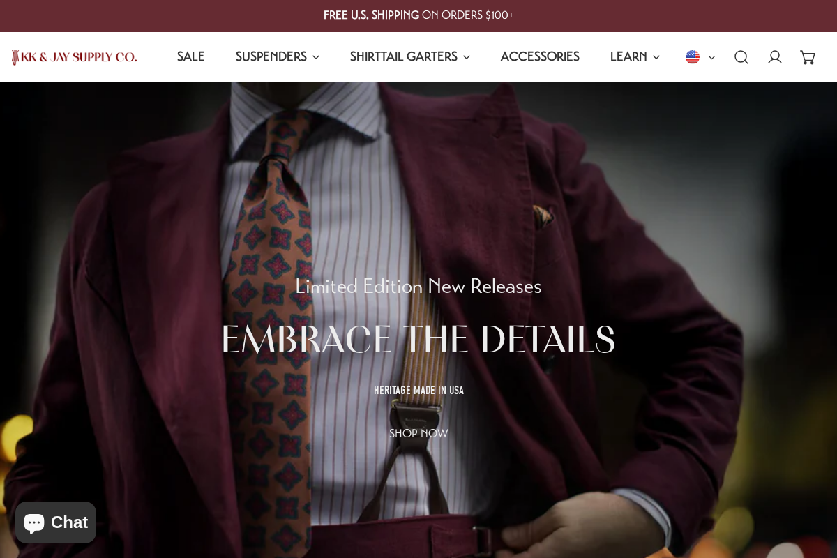 KK&Jay Supply Co homepage screenshot