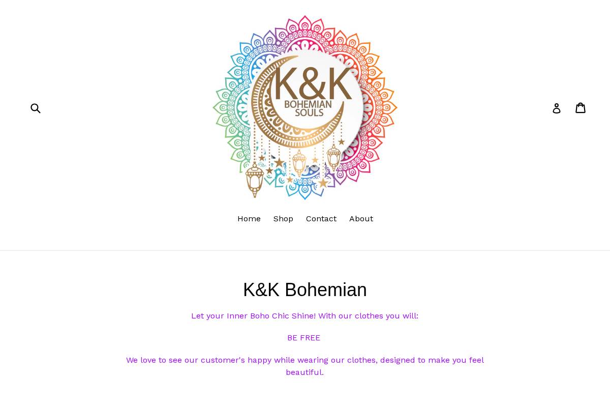 kkbohemian.com homepage screenshot