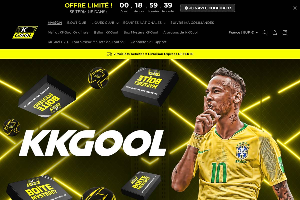 Kkgool homepage screenshot