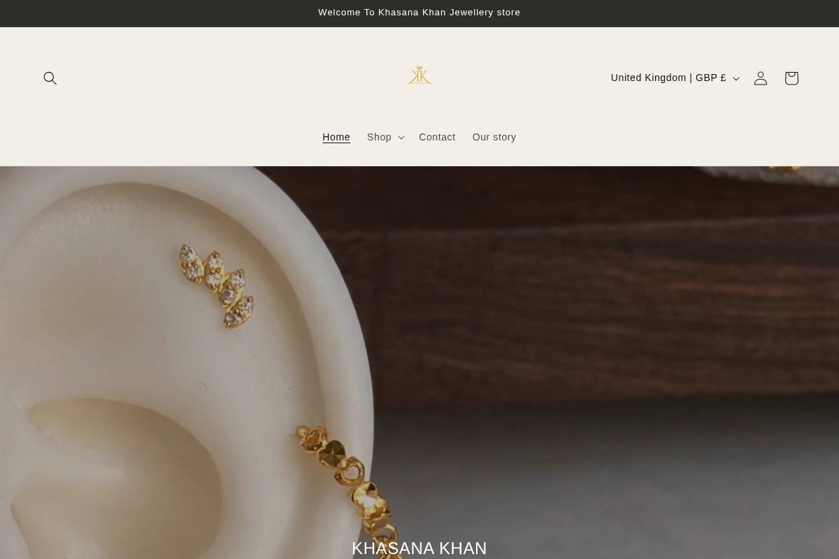 kkjewellers.co.uk homepage screenshot