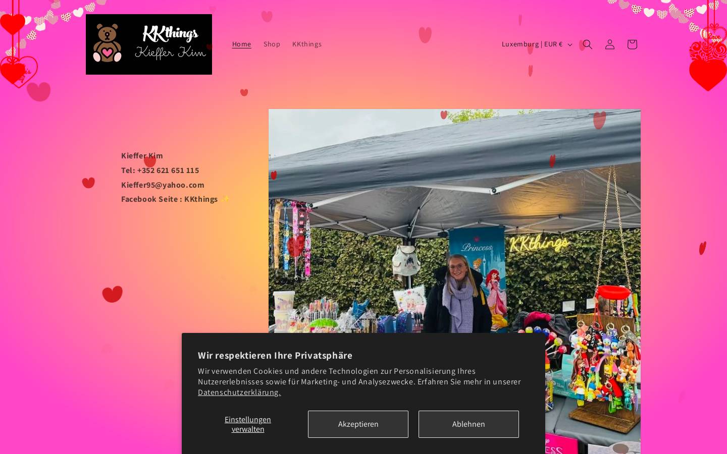 kkthings.com homepage screenshot