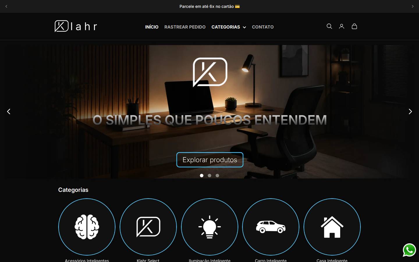 klahrtech.com homepage screenshot