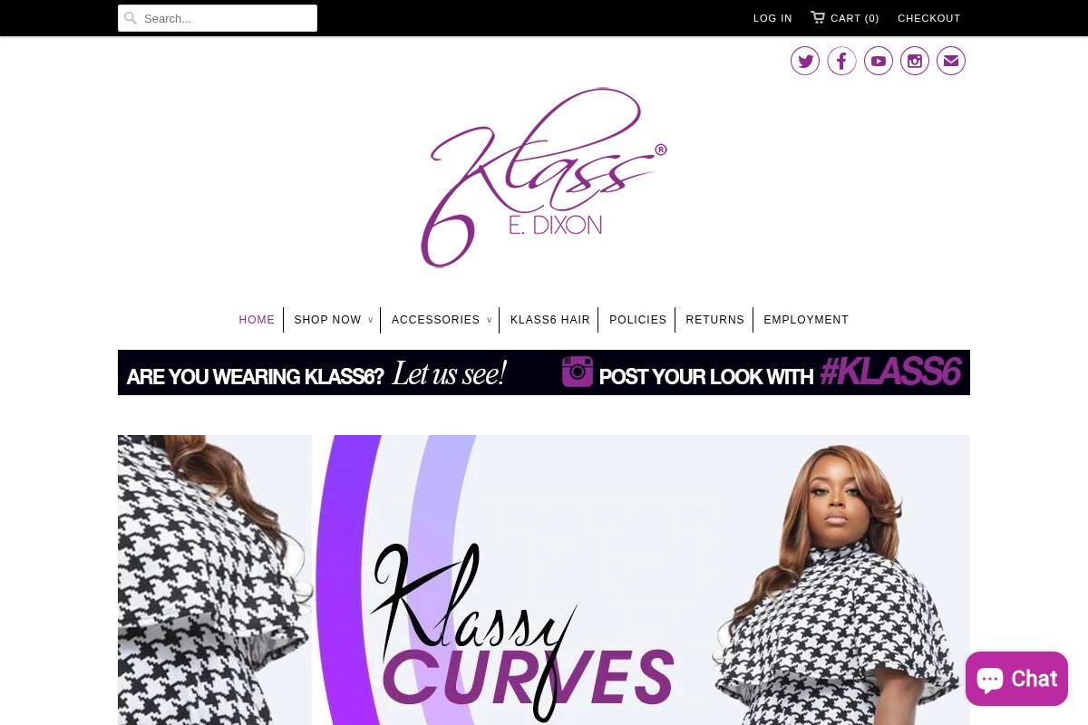 klass6.com homepage screenshot