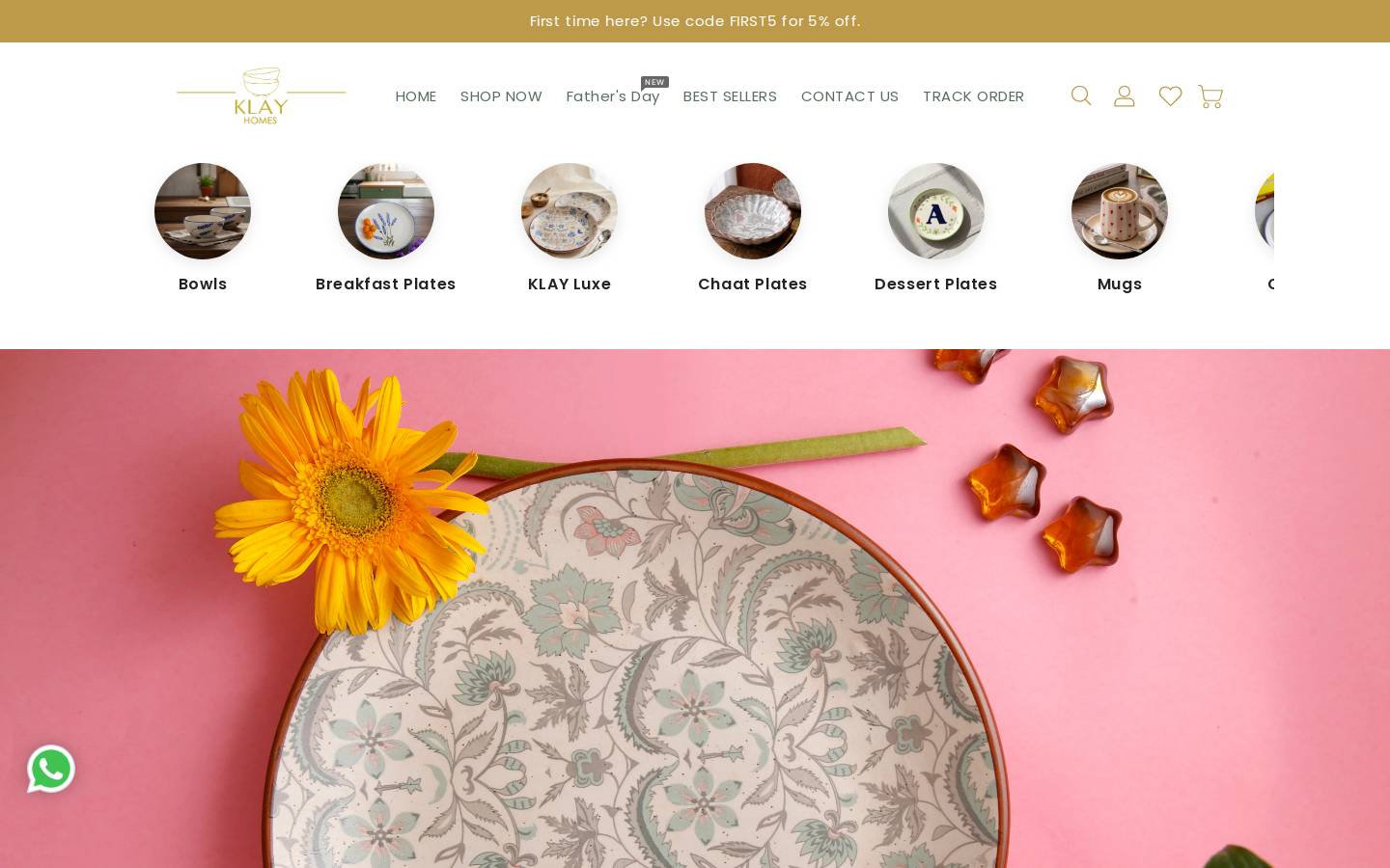 klayhomes.com homepage screenshot