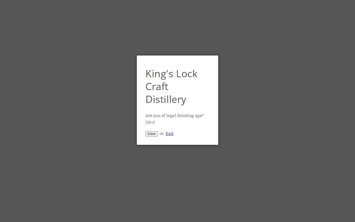 klcraftdistillery.ca homepage screenshot